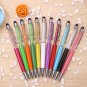 Ballpoint Pen Crystal Office Roller Ink 15pcs Lot Like Swarowski Elements School