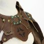 Men Steampunk Shoulder Armor Leather Punk Cosplay Gothic Party Arm Costume Retro