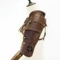 Men Steampunk Shoulder Armor Leather Punk Cosplay Gothic Party Arm Costume Retro