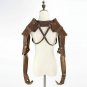 Men Steampunk Shoulder Armor Leather Punk Cosplay Gothic Party Arm Costume Retro