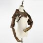 Men Steampunk Shoulder Armor Leather Punk Cosplay Gothic Party Arm Costume Retro