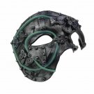 Face Mask LED Light Steampunk Cosplay Party Skull Carnival Halloween Costume