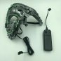 Face Mask LED Light Steampunk Cosplay Party Skull Carnival Halloween Costume