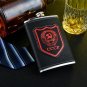 Pocket Hip Flask Bottle CCCP Soviet Union Stainless Steel Russia Alcohol Liquor