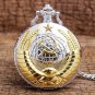 Chain Pocket Watch USSR Soviet Russia Vintage Sickle Necklace Pendant Hummer