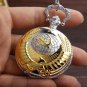 Chain Pocket Watch USSR Soviet Russia Vintage Sickle Necklace Pendant Hummer