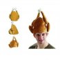Adults Hat Mask Men Women Funny Plush Roasted Turkey Party Festival Costume Cap