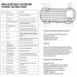 Bluetooth Keyboard Touchpad For Smart TV Compatible With Android iOS Windows New