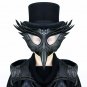 Steampunk Men Face Mask Black Leather Plague Doctor Bird Long Nose Cosplay