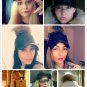 Women Winter Cap Hat Baseball Mink Fur Pom Pom Faux Leather Snakeskin Pattern