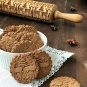 Wooden Rolling Pin Cookies Christmas Elk Print Kitchen Tools Home Decorations