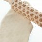 Wooden Rolling Pin Cookies Christmas Elk Print Kitchen Tools Home Decorations