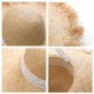 Sun Hat For Women Straw Ladies Wide Brim Summer Beach Cap Panama Cowboy Style