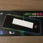 Mouse Pad Large Gaming LED Lighting Glow Mat Knitted Edge USB Rubber Keypad