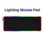 Mouse Pad Large Gaming LED Lighting Glow Mat Knitted Edge USB Rubber Keypad
