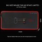 Mouse Pad Large Gaming LED Lighting Glow Mat Knitted Edge USB Rubber Keypad