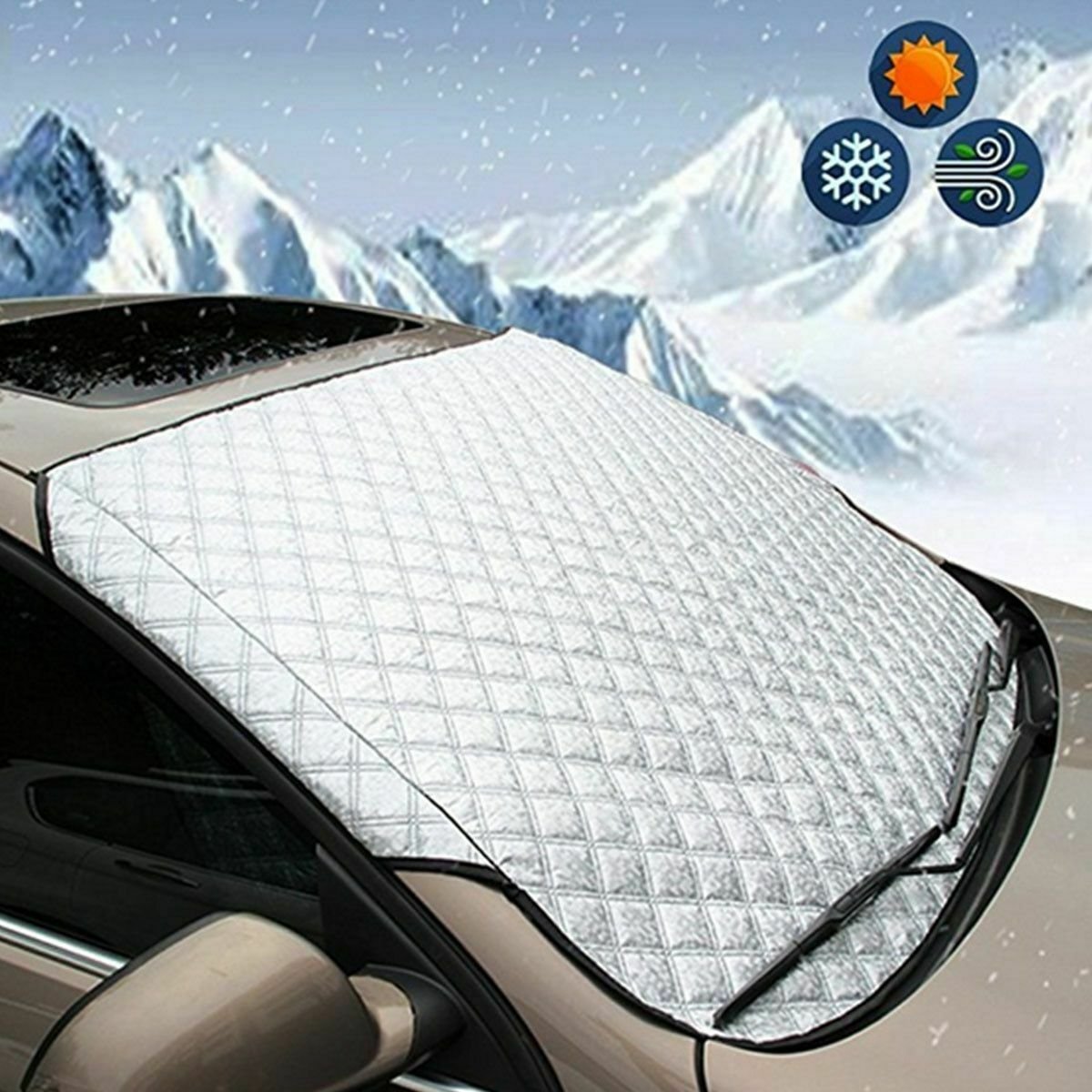 Car Windshield Frost Protector Cover Ice Screen Sunlight Snow Dust Windscreen