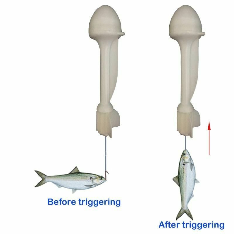 Luminous Fishing Float Bobber Smart Automatic Fish Bite Night Trigger Hook Buoy