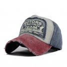 Baseball Cap Summer Adjustable Snapback Vintage Distressed Golf Sun Hat Brim