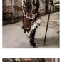 Steampunk Women Belt Corset Waist Vintage Gothic Brown Leather Harness Clock