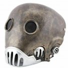 Men Face Mask Head Helmet Props Resin Halloween Prop Cosplay Steampunk Army