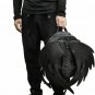 Steampunk Backpack Men Leather Suit Handmade Black Vampire Wing Punk Gothic