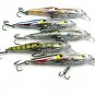 Crankbait Fishing Lures Minnow Pike Bass Artificial Bait Tackle Wobbler 5pcs Set