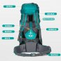 Camping Hiking Backpack Rucksack Big Outdoor Bag Nylon Sport Travel Fishing 80L