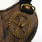 Women Steampunk Mask Gothic Punk Gear Rivet Half Face Cosplay Accessory Prop