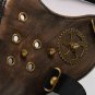 Women Steampunk Mask Gothic Punk Gear Rivet Half Face Cosplay Accessory Prop