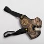 Women Steampunk Mask Gothic Punk Gear Rivet Half Face Cosplay Accessory Prop