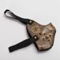 Women Steampunk Mask Gothic Punk Gear Rivet Half Face Cosplay Accessory Prop
