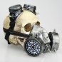 Men Face Mask Party Carnival Steampunk Gasmask Goggles Punk Cosplay Retro Army