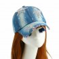 Women Baseball Summer Cap Jeans Crown Shaped Rhinestone Girl Snapback Hat