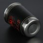 Hip Flask Cup Stainless Steel Set Russia CCCP PU Leather Liquor Alcohol Bottle
