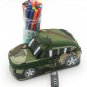 School Pencil Pen Bag Case For Boys Pouch Vehicle Kids With Double Zipper Lock