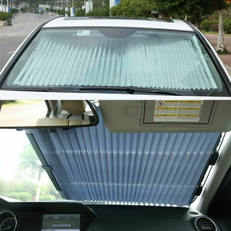 Car Windshield Sun Visor Protection Retractable Sunshade Automatic Telescopic