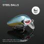 Mini Crankbait Fishing Lures Topwater Swimbait Wobblers Artificial Bait 5pcs Set