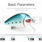 Mini Crankbait Fishing Lures Topwater Swimbait Wobblers Artificial Bait 5pcs Set