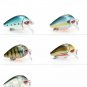 Mini Crankbait Fishing Lures Topwater Swimbait Wobblers Artificial Bait 5pcs Set