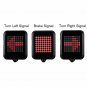 Bicycle Rechargeable Light Taillight Turn Direction Automatic USB Bike Safety