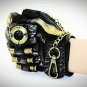 Half Finger Leather Gloves Women Steampunk Theater Cosplay Vintage Gothic Punk