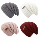 Women Beanie Hat Knitted Slouchy For Girls Skullies Warm Winter Ski Cap Baggy