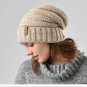 Women Beanie Hat Knitted Slouchy For Girls Skullies Warm Winter Ski Cap Baggy