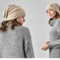 Women Beanie Hat Knitted Slouchy For Girls Skullies Warm Winter Ski Cap Baggy