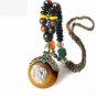 Handmade Nepal Women Necklace Buddhist Mala Wood Beads Pendant Jewelry Men