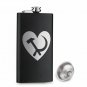 Alcohol Hip Flask Pocket Whiskey Vine Bottle Russia CCCP 12OZ Stainless Steel