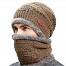 Men Winter Hat Knitted Ski Warm Spring Cap Mask Skullies Beanie Knitted Cotton