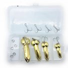 Fishing Lures Spoon Fake Bait Metal Tackle Hook Spinner Fish Bass Pike Trout