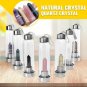 Water Bottle Natural Crystal Quartz Stone Wand Energy Chakra Cup Portable Travel